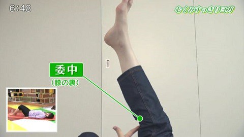 足ツボを刺激しながら行うポーズ むくみスッキリヨガ Part1 Yoga Note 番組コーナー かちかちプレス