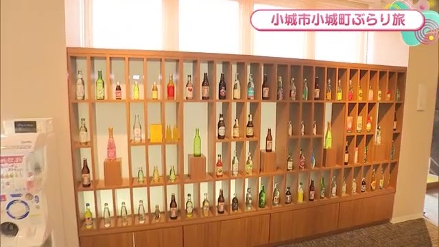 友桝飲料の商品展示
