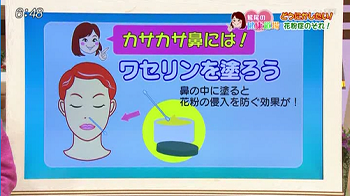 ワセリン 花粉 症