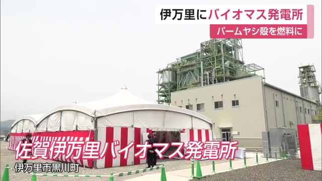  パームヤシの殻を燃料に発電 伊万里市に「バイオマス発電所」完成【佐賀県】