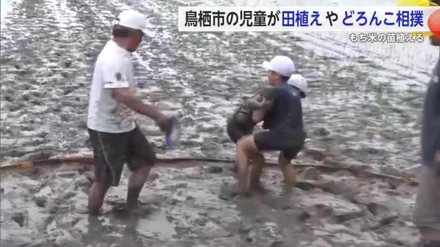 「泥に触れ合えて楽しかった」小学校で田植えやどろんこ相撲を体験【佐賀県】