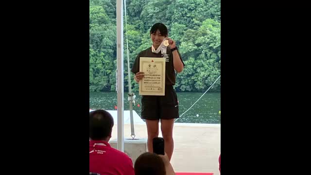 全国高校総体 カヌー花岡ゆらら選手が200ｍも優勝し2冠【佐賀県】
