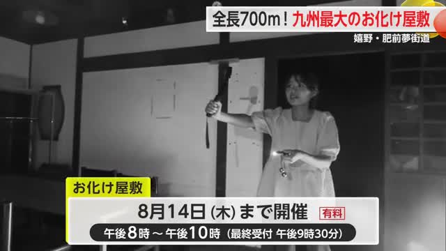 全長700m！九州最大級のお化け屋敷が5年ぶりに復活 肥前夢街道【佐賀県嬉野市】
