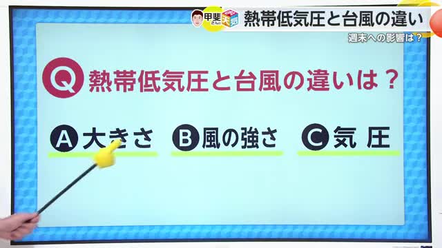 「熱帯低気圧と台風の違い」について 気象予報士に聞くお天気箱【佐賀県】