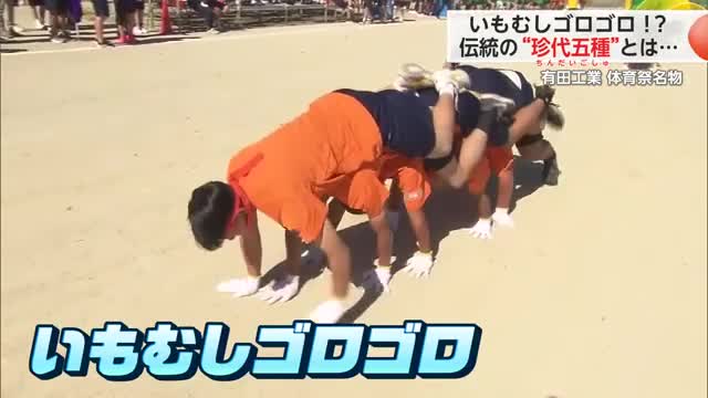 ”いもむしゴロゴロ…？”有田工業高校の伝統競技「珍代五種」60年以上続く【佐賀県】