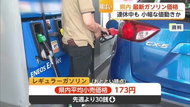 県内レギュラーガソリン173円 全国169円70銭 GWも小幅な値動き【佐賀県】